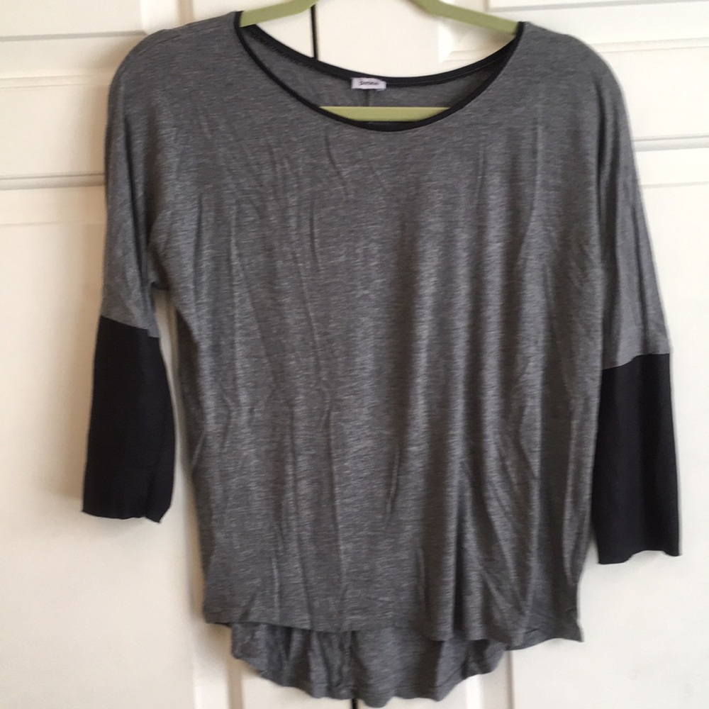 Pimkie T-Shirt 3/4 sleeve Gray